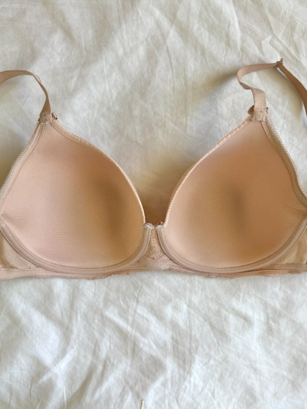 Panache 32FF (32H) Cari Spacer Bra Champagne Nude Underwire - Picture 7 of 7